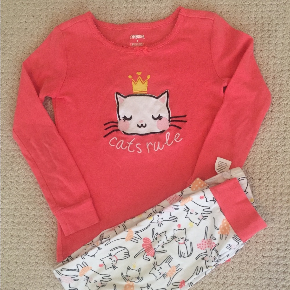Gymboree Cat Pajama Set 6